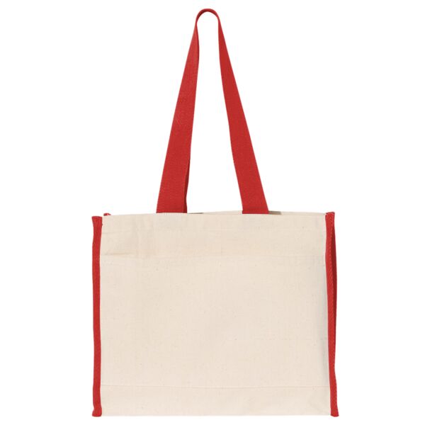 14L Tote with Contrast-Color Handles Thumbnail