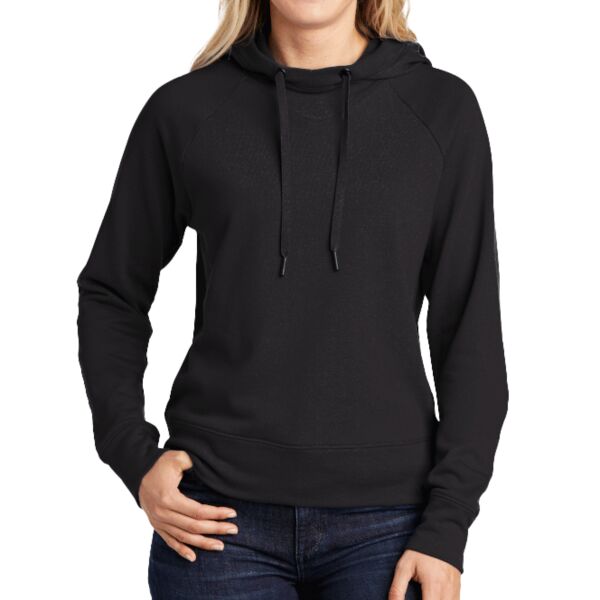 Ladies Lightweight French Terry Pullover Hoodie Thumbnail
