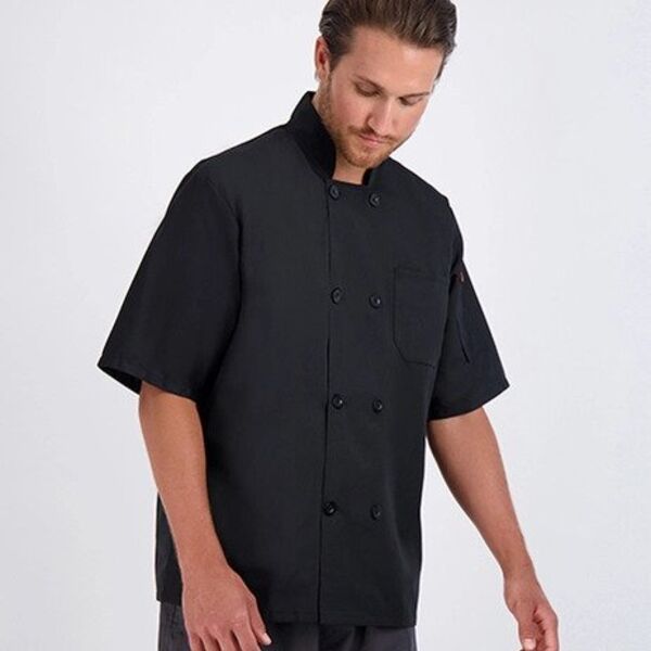 Mens Short Sleeve Chef Jacket Thumbnail