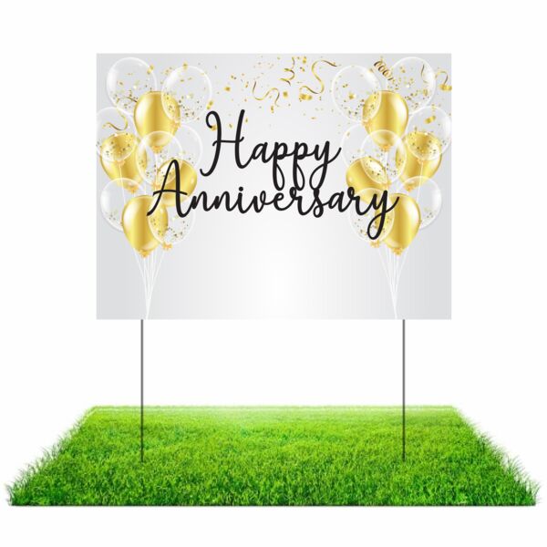 Happy Anniversary Lawn Sign Thumbnail