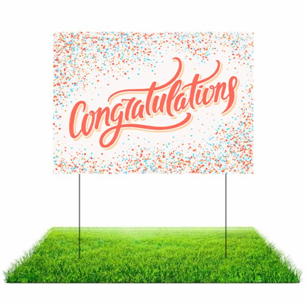 Congratulations Lawn Sign Thumbnail