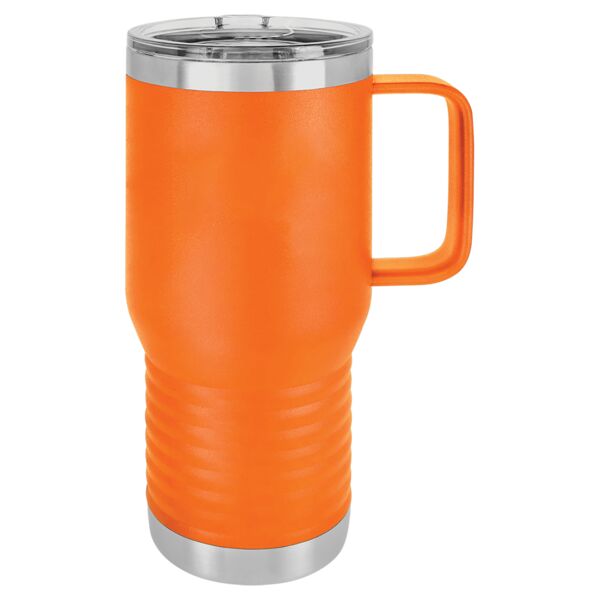 Polar Camel 20 oz. Orange Vacuum Insulated Travel Mug with Slider Lid Thumbnail