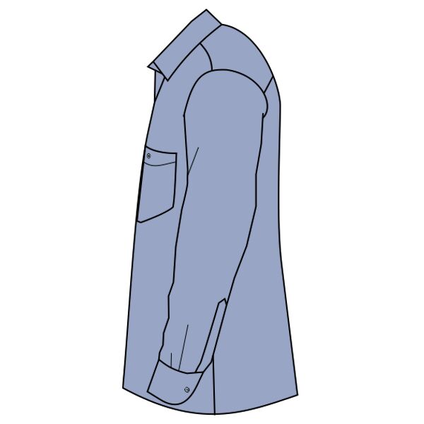 Long Sleeve Industrial Work Shirt Thumbnail