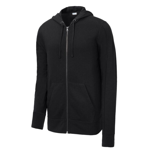 Avon PosiCharge ® Tri Blend Wicking Fleece Full Zip Hooded Jacket Thumbnail