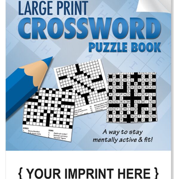 LARGE PRINT Crossword Puzzle Book - Volume 1 Thumbnail