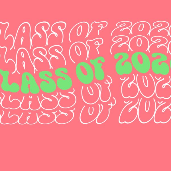 Graduation Lawn Sign Coral Thumbnail